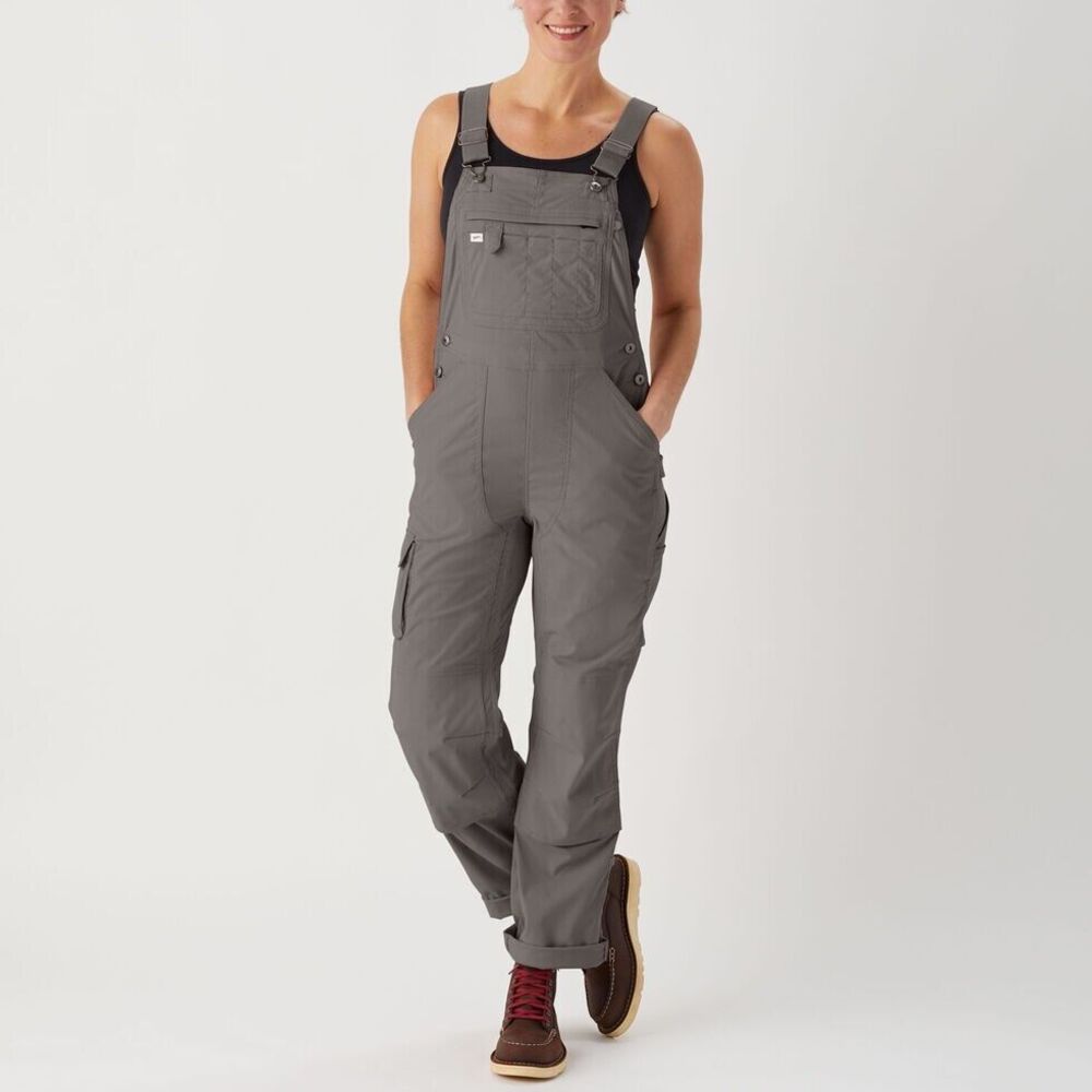 Duluth Trading Charcoal Women's Jumpsuit Overalls